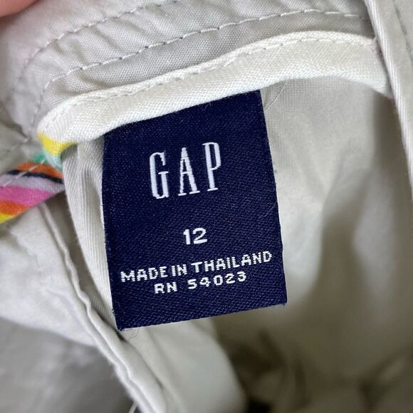Gap Light Grey Roll Tab Cargo Pants - Picture 3 of 5